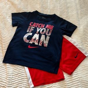 Nike Matching Set Navy and Red